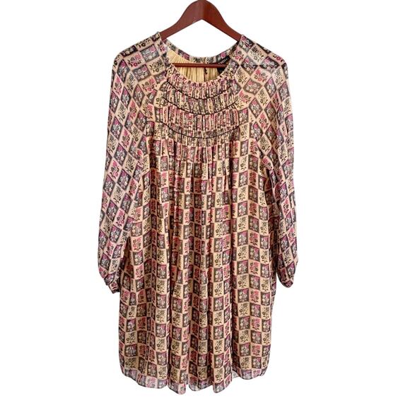 Anthropologie Taliyah Abstract Rayon Tunic Dress Medium NWT - Picture 2 of 7